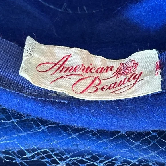 BEAUTIFUL ROYAL BLUE 1960S display picture 1